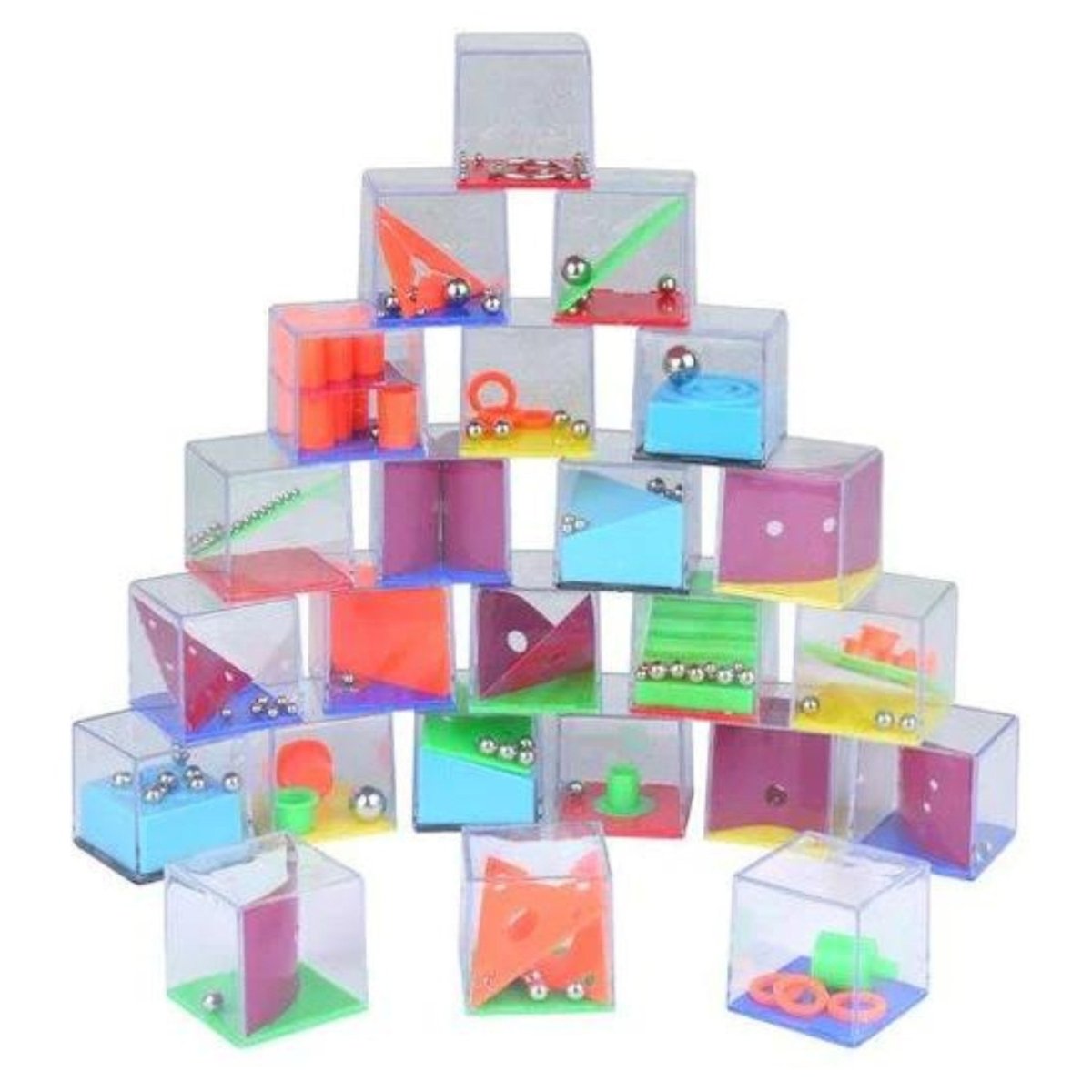 Puzzle Ball Cubes (4cm) Assorted Designs - PoundToys